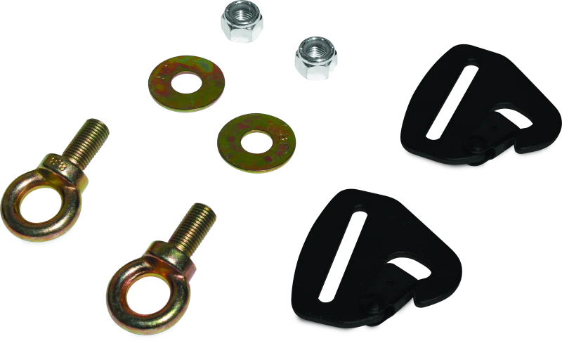 DragonFire Racing Quick-Release Snap Hook Harness Tab Kits - 2 in.