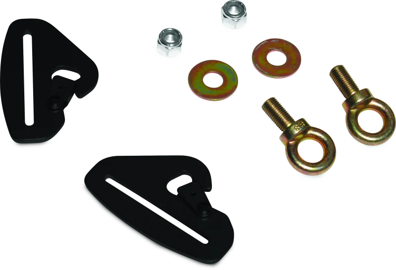 DragonFire Racing Quick-Release Snap Hook Harness Tab Kits - 3 in.