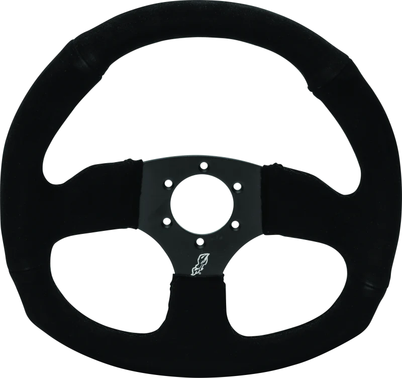 DragonFire Racing Steering Wheels - D-shaped- Suede- Iron Series- 0in offset