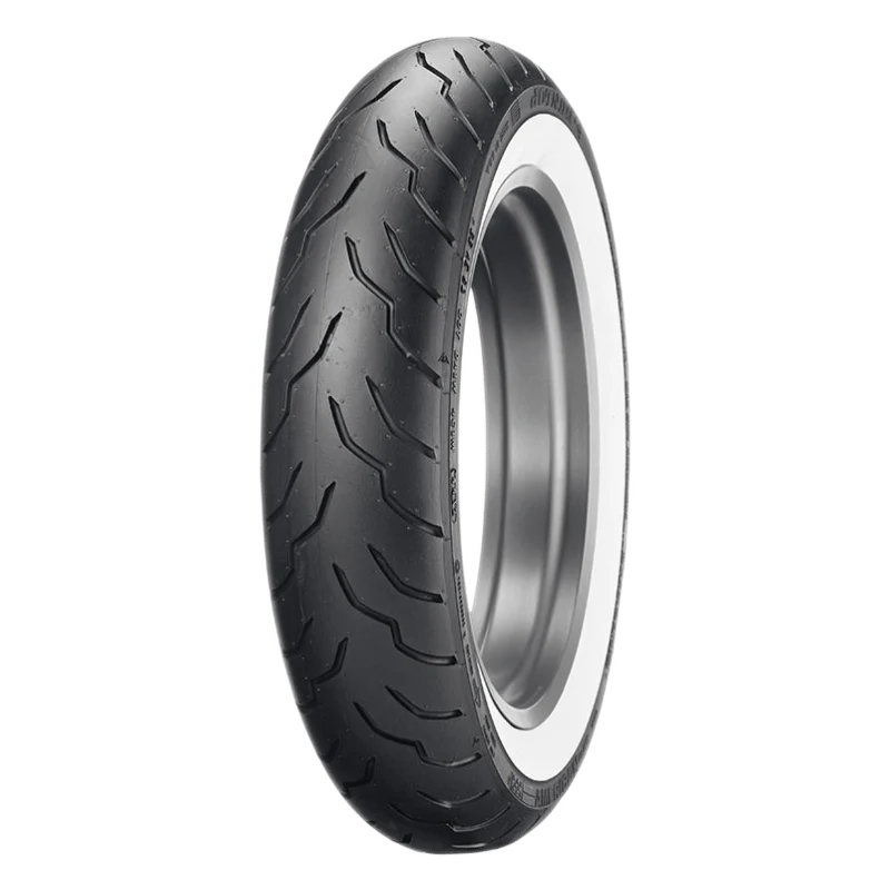Dunlop American Elite Bias Front Tire - 130/90B16 M/C 67H TL - Wide Whitewall
