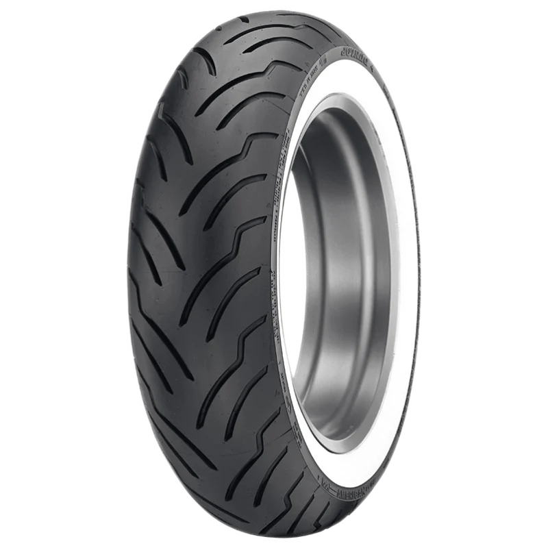 Dunlop American Elite Bias Rear Tire - 180/65B16 M/C 81H TL  - Wide Whitewall