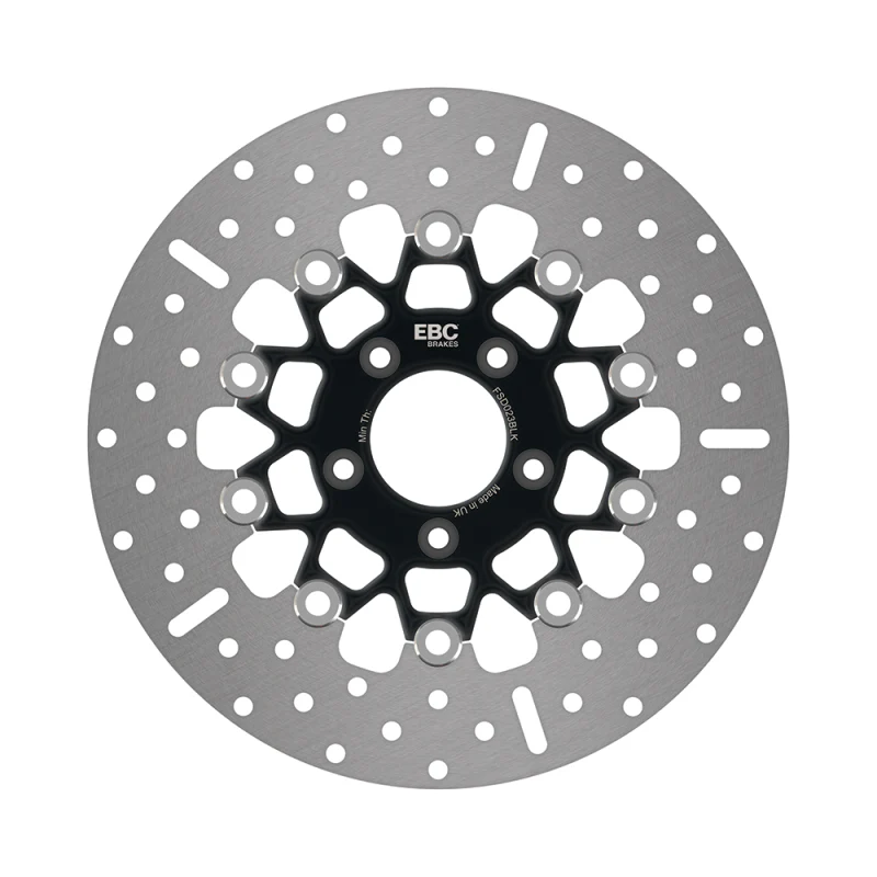 EBC 07-10 Harley-Davidson Sportster XL 883 L Low Front Black Chrome Rotor