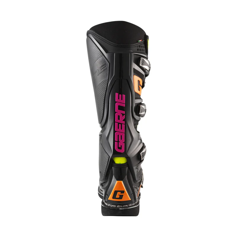Gaerne SG12 Limited Edition Boot Black/Orange/Pink - Size 10 - Image 5