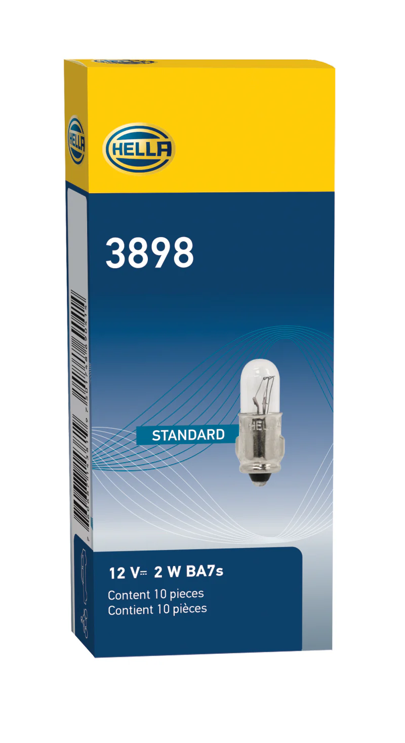Hella 3898 12V 2W BA7s T2 Halogen Bulb (Min Order Qty 10) - Image 6