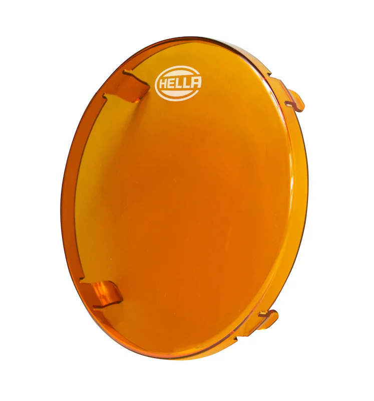 Hella 500 LED Driving Lamp 6in Amber Cover - Image 4