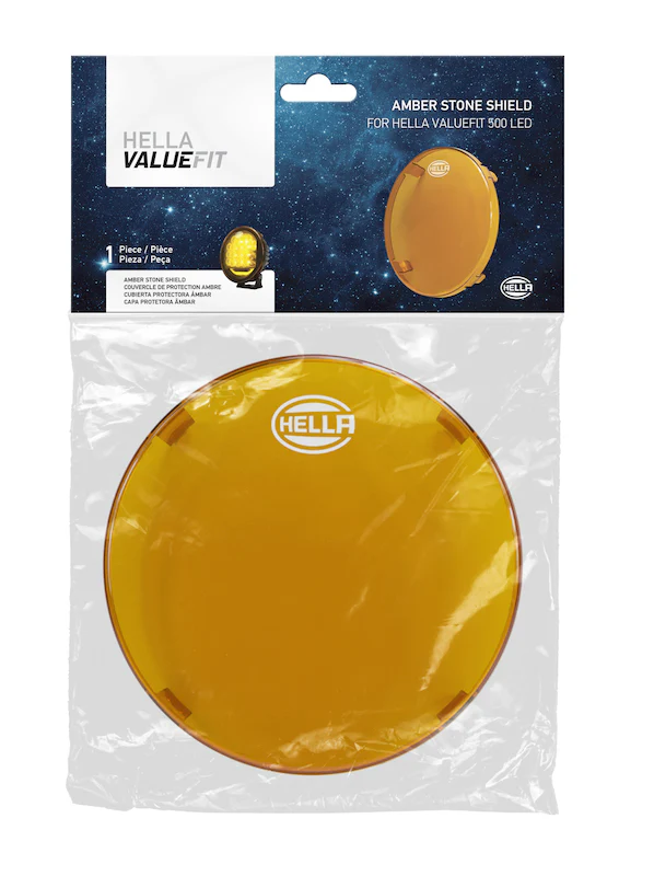 Hella 500 LED Driving Lamp 6in Amber Cover - Image 6