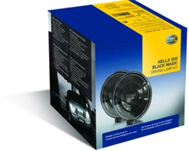Hella 500 Series 12V Black Magic Halogen Driving Lamp Kit - Image 15