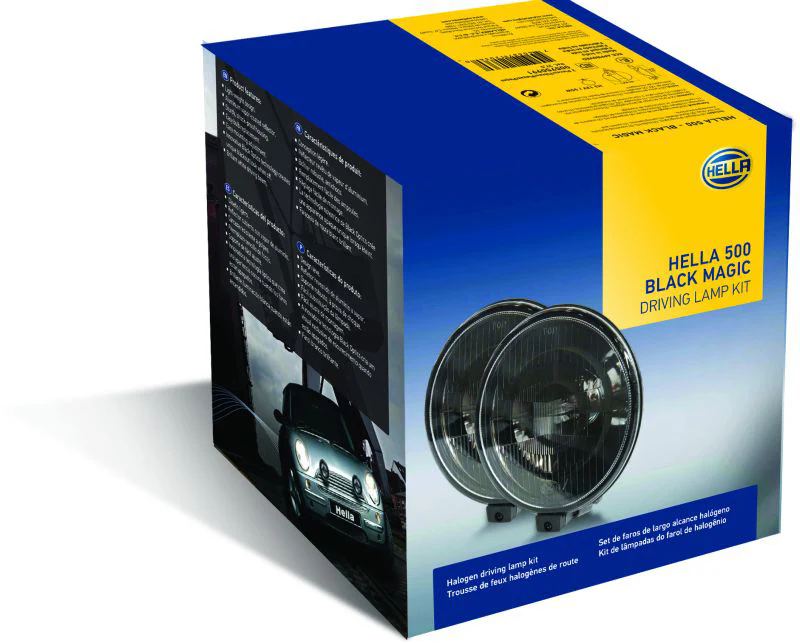 Hella 500 Series 12V Black Magic Halogen Driving Lamp Kit - Image 37