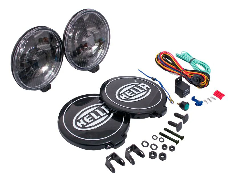 Hella 500 Series 12V Black Magic Halogen Driving Lamp Kit - Image 39