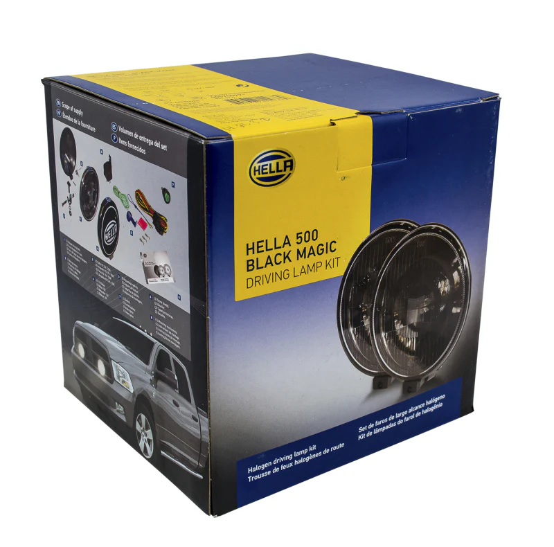 Hella 500 Series 12V Black Magic Halogen Driving Lamp Kit - Image 41