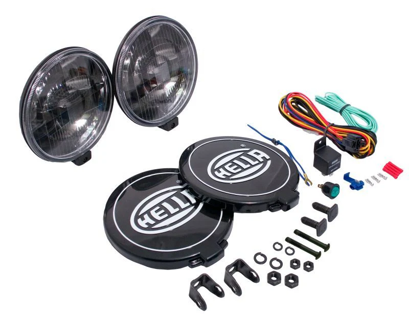 Hella 500 Series 12V Black Magic Halogen Driving Lamp Kit - Image 45