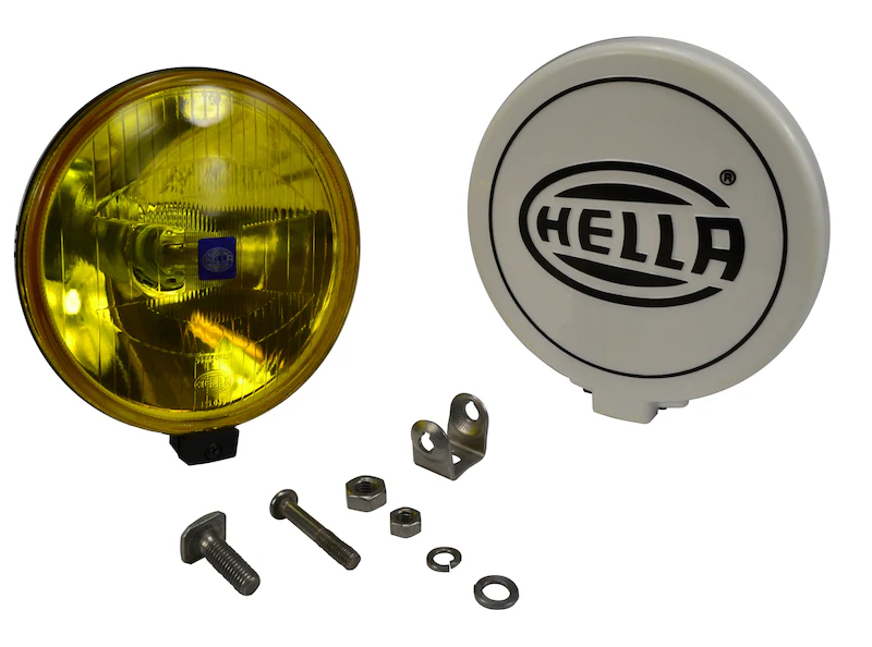 Hella 500 Series ECE 6.4in 55W Round Driving Beam Amber Light - Image 6