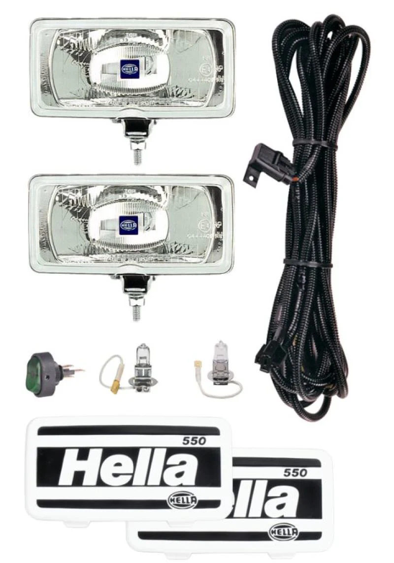 Hella 550 Series 12V/55W Halogen Driving Lamp Kit - Image 3