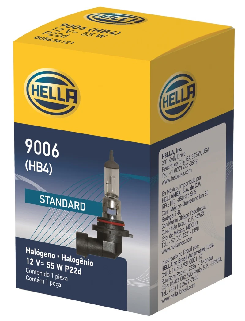 Hella 9006 12V 55W Halogen Bulb - Image 4