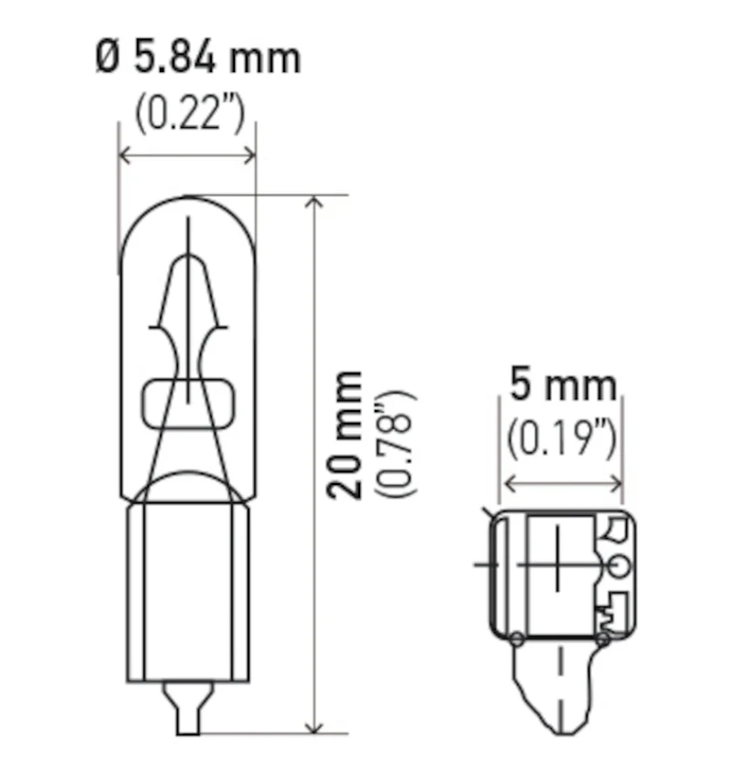 Hella Bulb 2721 12V 1.2W W2x4.6d T1.5 - Image 8