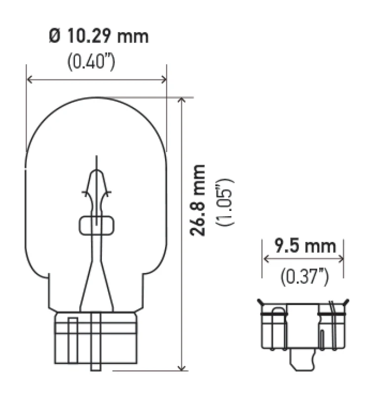 Hella Bulb 2825 12V 5W 4CP W2.1x9.5d T3.25 - Image 10