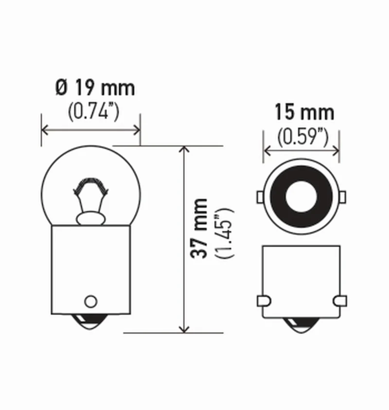 Hella Bulb 5007 12V 5W Ba15S B6 (2) - Image 5