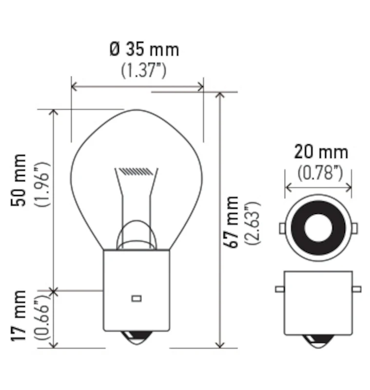 Hella Bulb 635 12V 35W Ba20S B11 F2 (MOQ 10) - Image 7