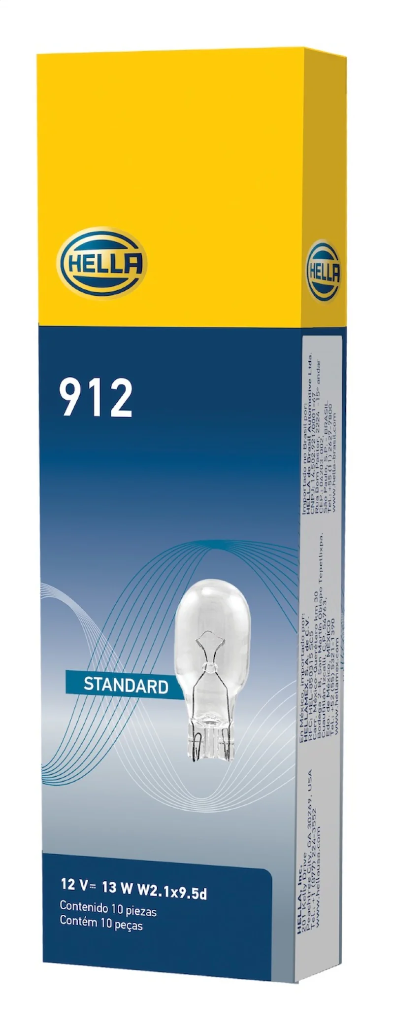 Hella Bulb 912 12V 13W W2.1X9.5d T5 - Image 6