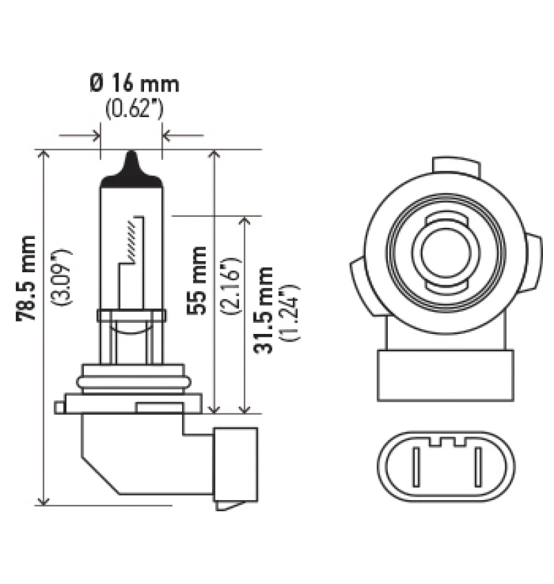 Hella H10 12V 65W Xen White Bulb (Pair) - Image 24