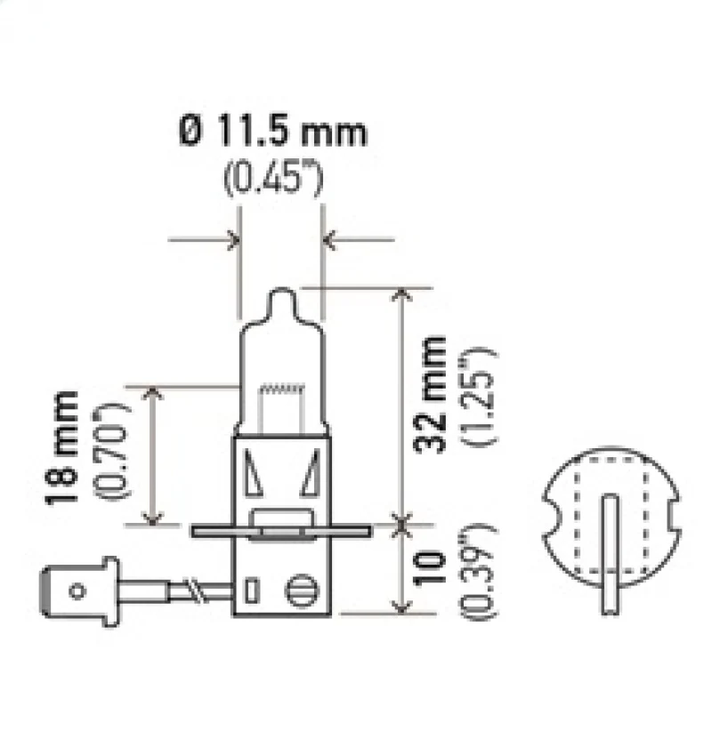 Hella H3 12V 55W Xen White XB Bulb (Pair) - Image 13