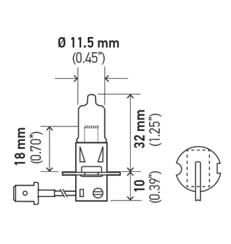 Hella H3 12V 55W Xen White XB Bulb (Pair) - Image 14