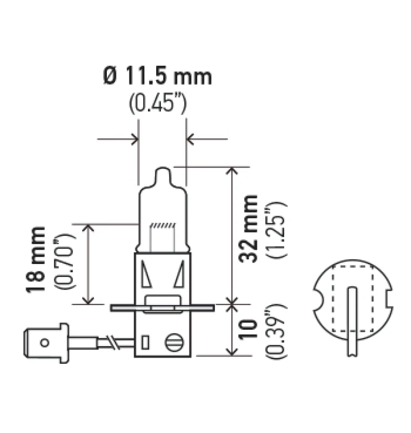 Hella H3 12V 55W Xen White XB Bulb (Pair) - Image 24