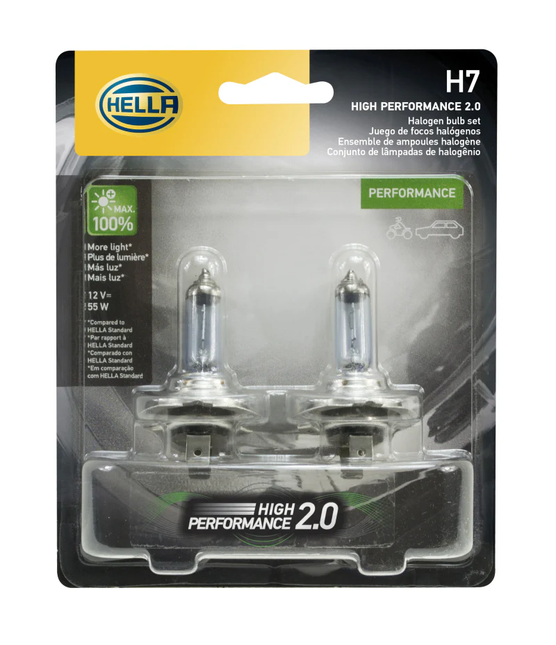Hella H7 12V 55W PX26D HP 2.0 Halogen Bulbs - Image 5