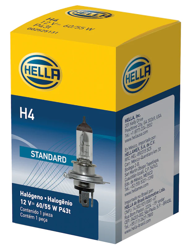Hella Halogen H4 12V 60/55W Bulb - Image 6