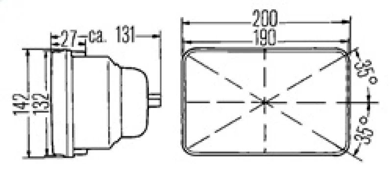 Hella Headlamp Insert Esh Fa Gn Mgs12 (Single) - Image 6