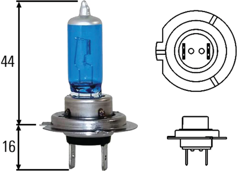 Hella Optilux H7 100W XB Extreme Blue Bulbs (Pair) - Image 3