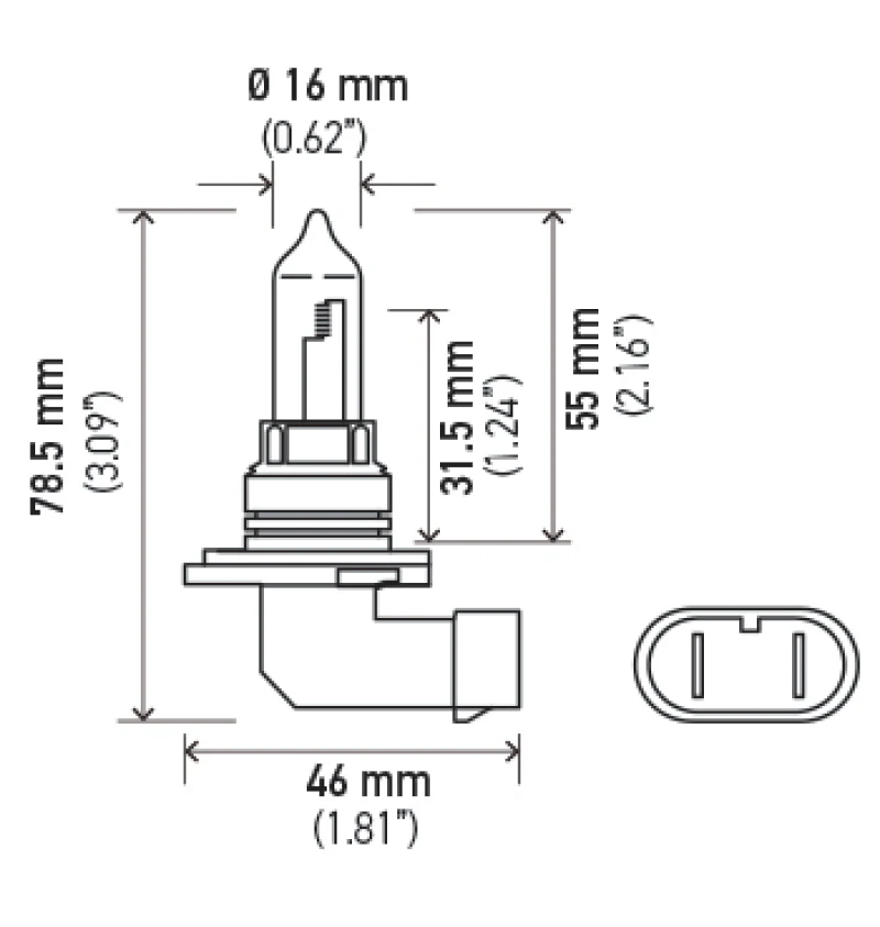 Hella Optilux HB3 9005 12V/65W XY Xenon Yellow Bulb - Image 8