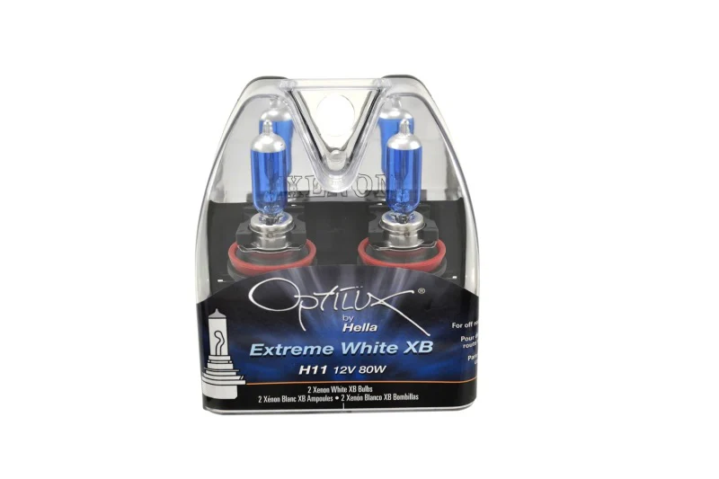 Hella Optilux XB Extreme Type H11 12V 80W Blue Bulbs - Pair - Image 7