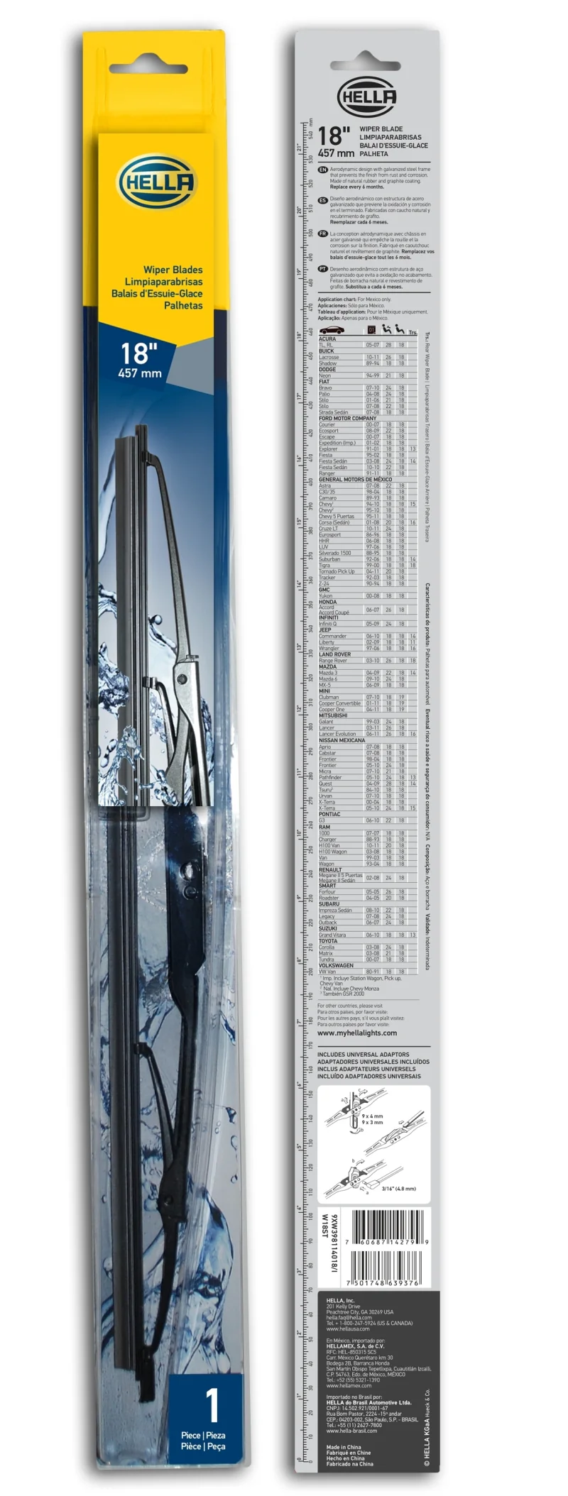 Hella Standard Wiper Blade 18in - Single - Image 6