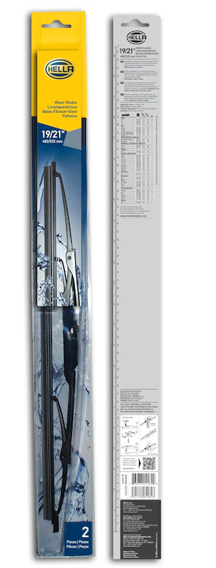 Hella Standard Wiper Blade 19in/21in - Pair - Image 8