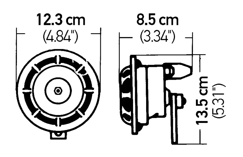 Hella Supertone Horn Set 24V 84w Black - Image 10