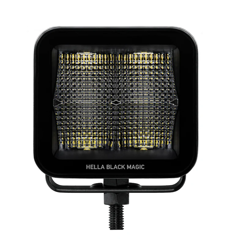 Hella Universal Black Magic 3.2in L.E.D. Cube Kit - Flood Beam - Image 10