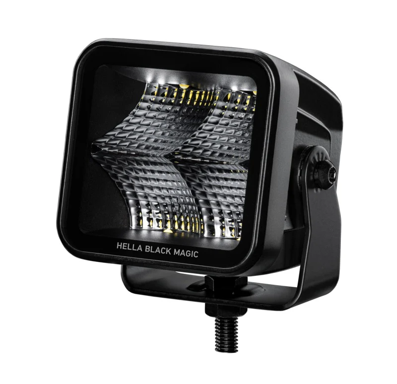 Hella Universal Black Magic 3.2in L.E.D. Cube Kit - Flood Beam - Image 13