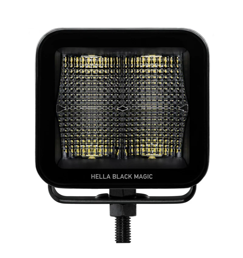 Hella Universal Black Magic 3.2in L.E.D. Cube Kit - Flood Beam - Image 15