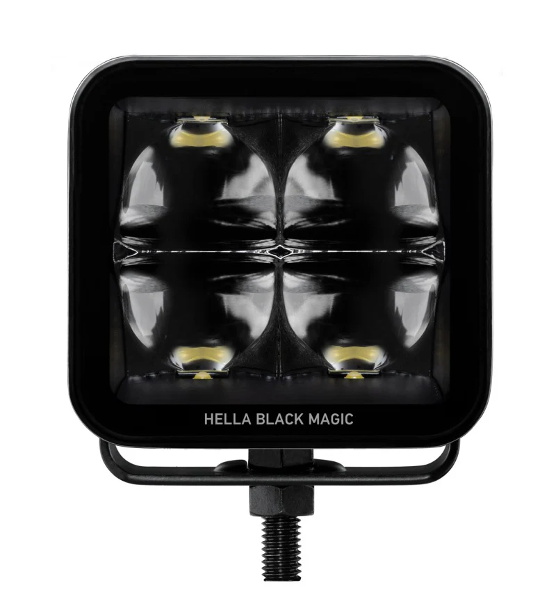 Hella Universal Black Magic 3.2in L.E.D. Cube Kit - Spot Beam - Image 11