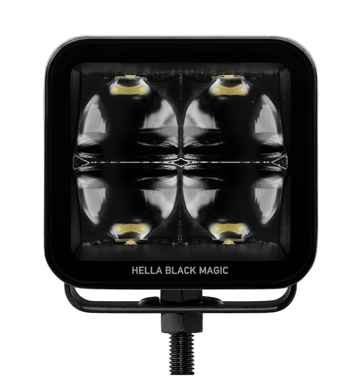 Hella Universal Black Magic 3.2in L.E.D. Cube Kit - Spot Beam - Image 13
