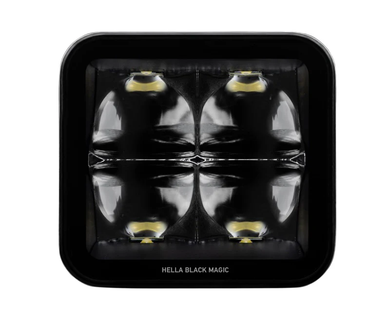 Hella Universal Black Magic 3.2in L.E.D. Cube Kit - Spot Beam - Image 21