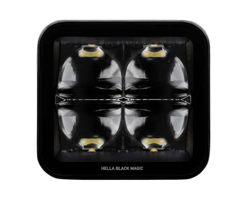 Hella Universal Black Magic 3.2in L.E.D. Cube Kit - Spot Beam - Image 26