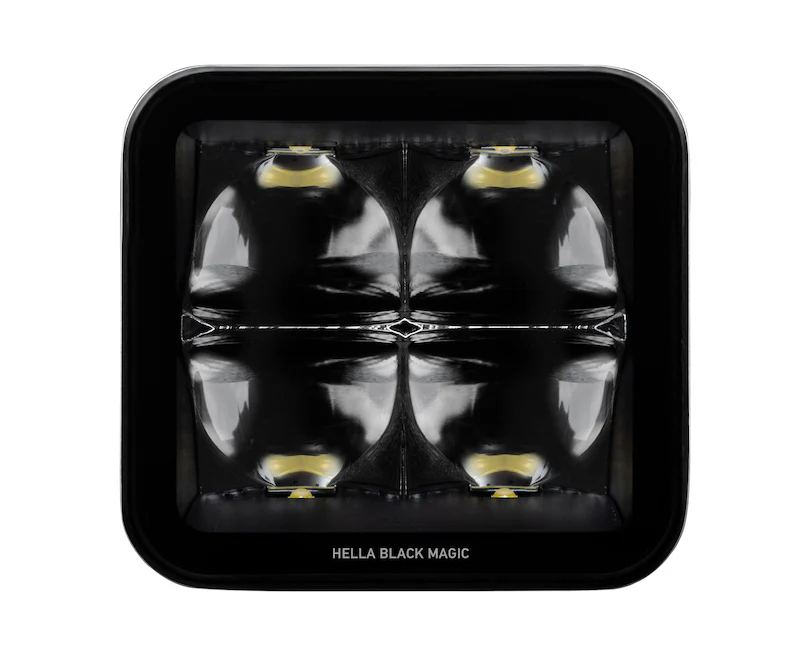 Hella Universal Black Magic 3.2in L.E.D. Cube Kit - Spot Beam - Image 6