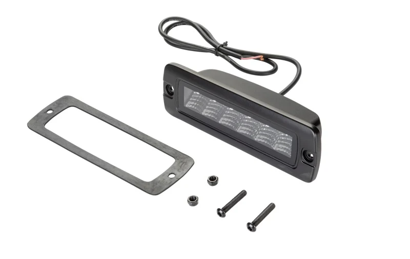 Hella Universal Black Magic 6 L.E.D. Flush Mount Mini Light Bar - Flood Beam - Image 2