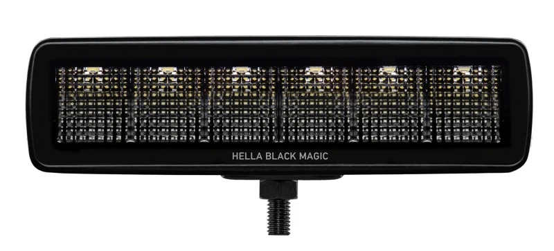 Hella Universal Black Magic 6 L.E.D. Mini Light Bar - Flood Beam - Image 25