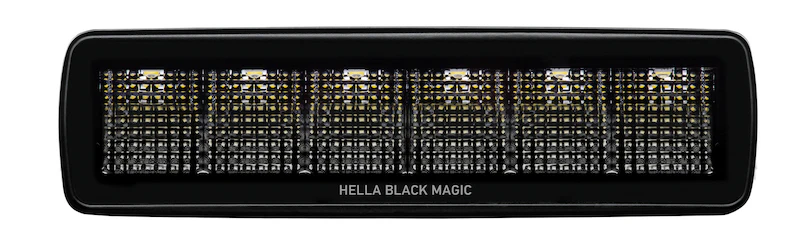 Hella Universal Black Magic 6 L.E.D. Mini Light Bar - Flood Beam - Image 5