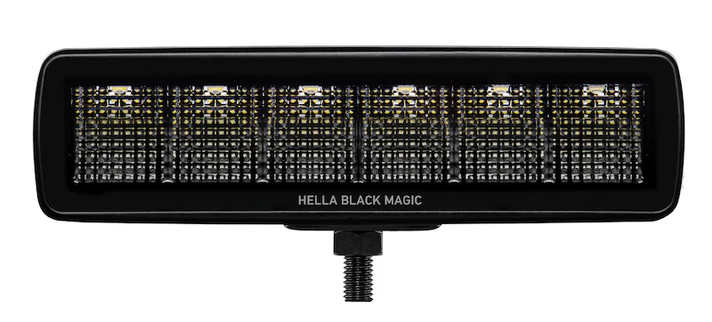 Hella Universal Black Magic 6 L.E.D. Mini Light Bar - Flood Beam - Image 6