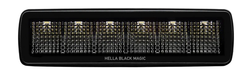 Hella Universal Black Magic 6 L.E.D. Mini Light Bar - Flood Beam - Image 8