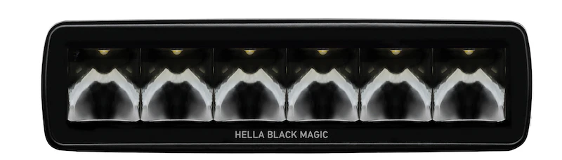 Hella Universal Black Magic 6 L.E.D. Mini Light Bar - Spot Beam - Image 20